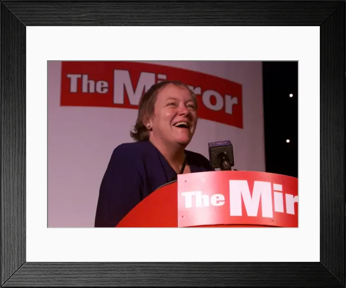 Framed Print : Mo Mowlam MP at The Mirror Pride of Britain Awards 1999 where she received her award