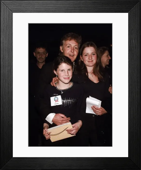 Framed Print : Sir Paul McCartney and Josie Russell May 1999 at The Mirror Pride of Britain Awards Framed Print : Sir Paul McCartney and Josie Russell May 1999 at The Mirror Pride of Britain Awards