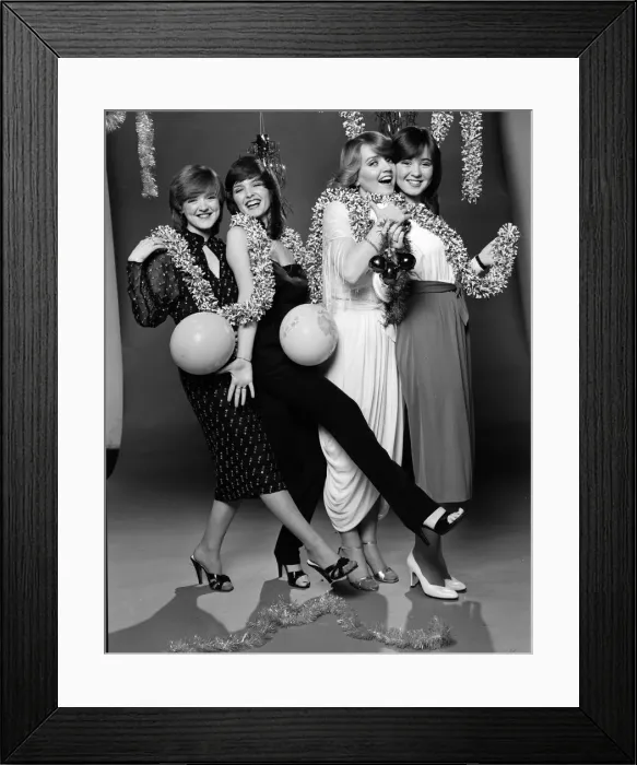 Framed Print : The Nolan Sisters left to right : Bernie Nolan, Maureen Nolan Framed Print : The Nolan Sisters left to right : Bernie Nolan, Maureen Nolan