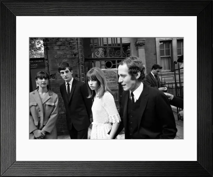 Framed Print : 18-year-old Jane Birkin, currently starring in the lead role of Framed Print : 18-year-old Jane Birkin, currently starring in the lead role of