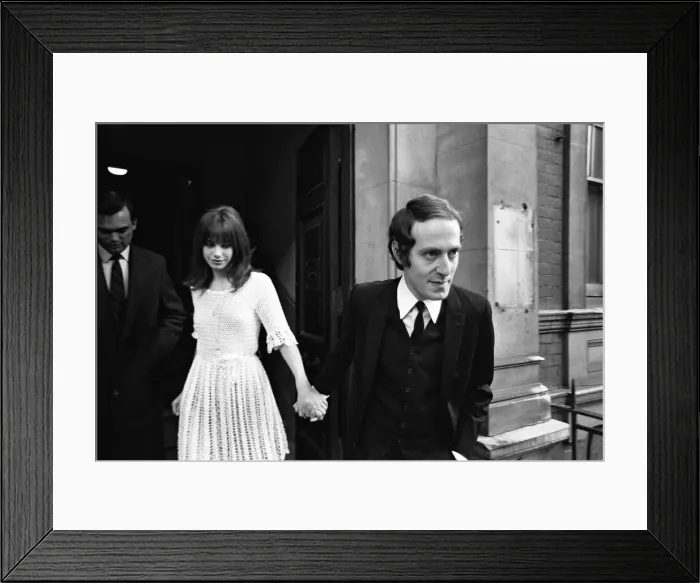 Framed Print : 18-year-old Jane Birkin, currently starring in the lead role of Framed Print : 18-year-old Jane Birkin, currently starring in the lead role of