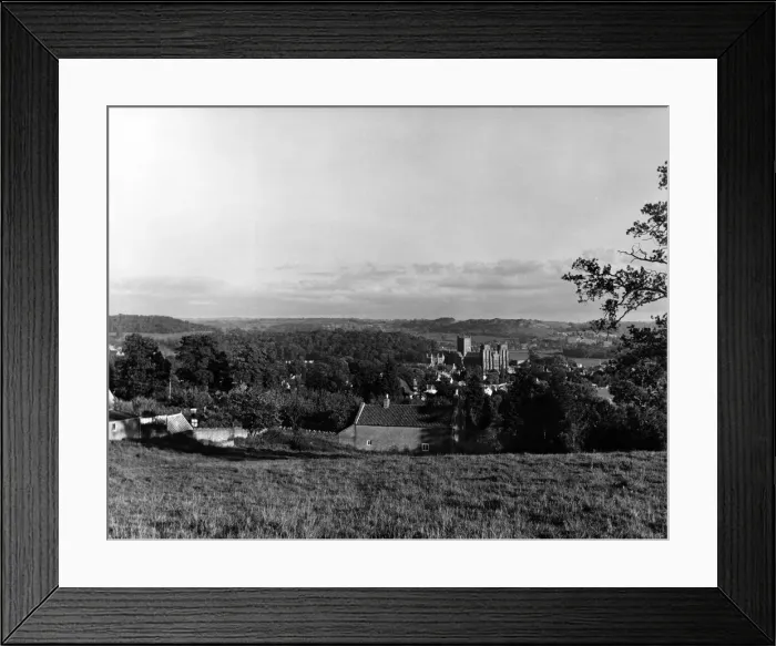 Framed Print : Wells Cathedral, Somerset. Circa 1939 Framed Print : Wells Cathedral, Somerset. Circa 1939