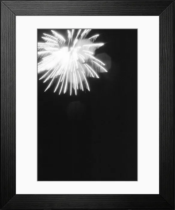 Framed Print : Bonfire Night at Waterloo Meadows park, Reading, Berkshire, November 1980