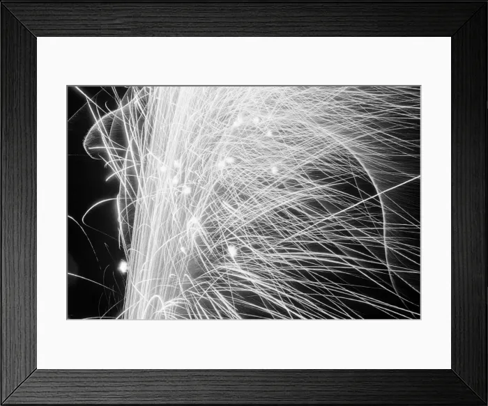 Framed Print : Bonfire Night at Waterloo Meadows park, Reading, Berkshire, November 1980