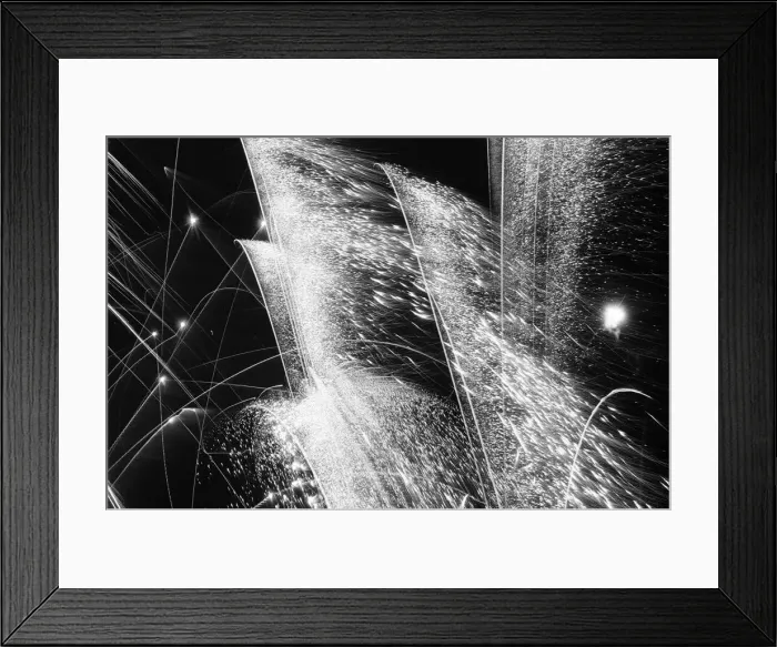 Framed Print : Bonfire Night at Waterloo Meadows park, Reading, Berkshire, November 1980