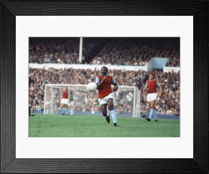 Framed Print : English League Division One match at White Hart Lane. Tottenham Hotspur 1 v West Framed Print : English League Division One match at White Hart Lane. Tottenham Hotspur 1 v West