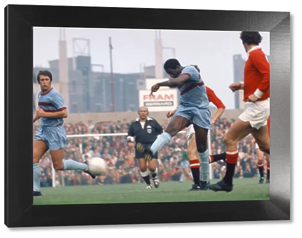 English League Division One match at Old Trafford. Manchester United 4 v West Ham
