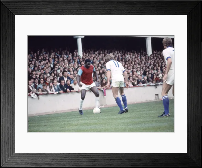 Framed Print : English League Division One match at Upton Park. West Ham United 5 v Leicester City Framed Print : English League Division One match at Upton Park. West Ham United 5 v Leicester City