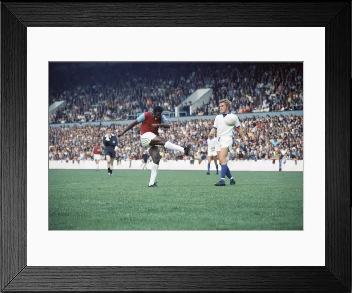 Framed Print : English League Division One match at Upton Park. West Ham United 5 v Leicester City Framed Print : English League Division One match at Upton Park. West Ham United 5 v Leicester City