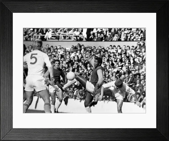 Framed Print : English League Division One match at Upton Park. West Ham United 3 v Burnley 1 Framed Print : English League Division One match at Upton Park. West Ham United 3 v Burnley 1