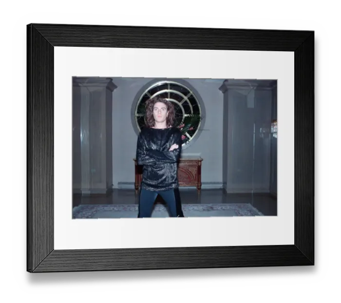 Framed Print : Simon Le Bon pictured ahead of his concert with Duran Duran