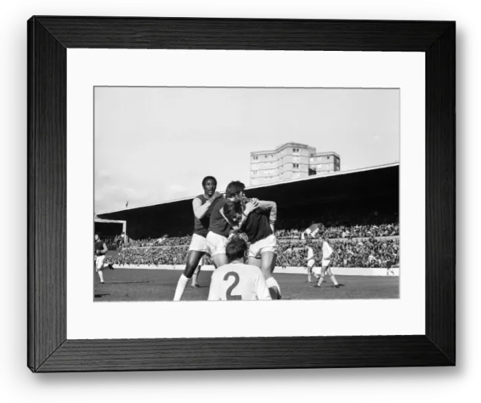 Framed Print : English League Division One match at Upton Park. West Ham United 3 v Burnley 1 Framed Print : English League Division One match at Upton Park. West Ham United 3 v Burnley 1