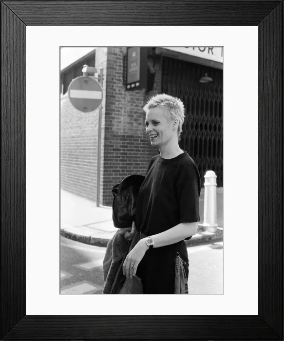 Framed Print : Vivienne Westwood pictured in London. Her boyfriend, Malcolm McLaren Framed Print : Vivienne Westwood pictured in London. Her boyfriend, Malcolm McLaren