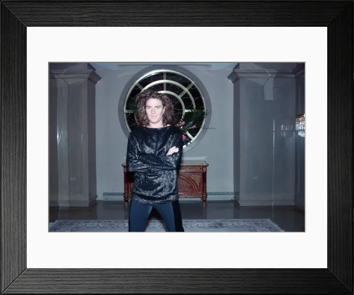 Framed Print : Simon Le Bon pictured ahead of his concert with Duran Duran Framed Print : Simon Le Bon pictured ahead of his concert with Duran Duran