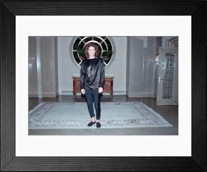 Framed Print : Simon Le Bon pictured ahead of his concert with Duran Duran Framed Print : Simon Le Bon pictured ahead of his concert with Duran Duran