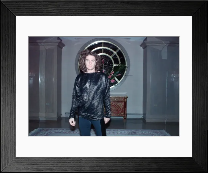 Framed Print : Simon Le Bon pictured ahead of his concert with Duran Duran Framed Print : Simon Le Bon pictured ahead of his concert with Duran Duran
