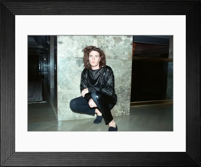 Framed Print : Simon Le Bon pictured ahead of his concert with Duran Duran