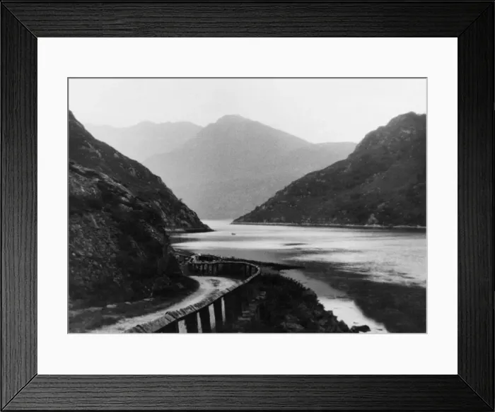 Framed Print : General view of Loch Hourn in the Highlands, a branch of the Sound of Sleat which