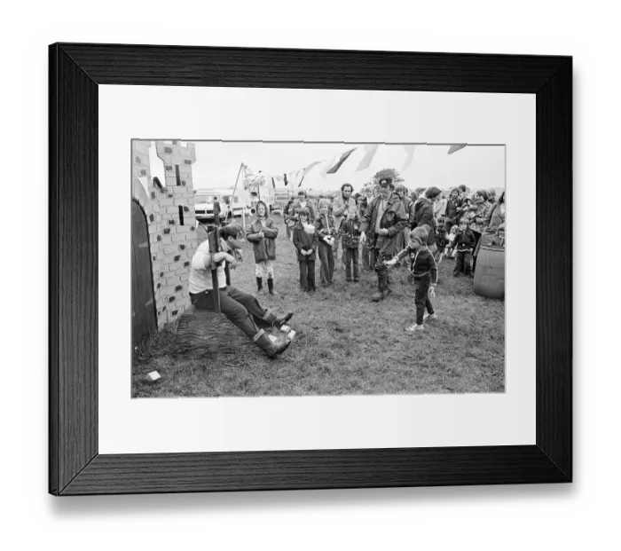 Framed Print : Donkey Derby Day, Middlesbrough, June 1977 Framed Print : Donkey Derby Day, Middlesbrough, June 1977