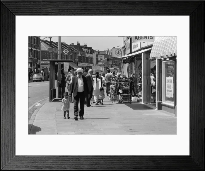 Framed Print : 1976. Peace Returns to Southall. All was peaceful in Southall, Middlesex