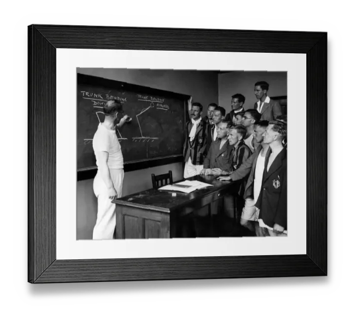 Framed Print : Carnegie Physical Training college in Leeds. A special vacation course for teachers in