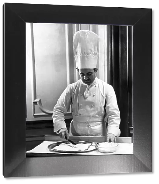 A chef at work. 23rd July 1937