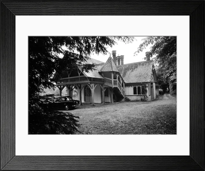 Framed Print : A cottage on the Cliveden Estate, Taplow, Buckinghamshire. 13th June 1963 Framed Print : A cottage on the Cliveden Estate, Taplow, Buckinghamshire. 13th June 1963