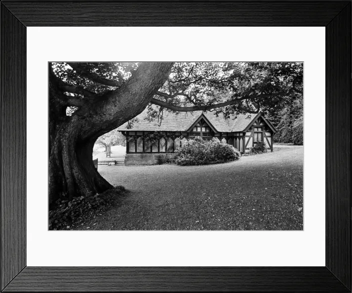 Framed Print : A boathouse on the Cliveden Estate, Taplow, Buckinghamshire. 13th June 1963
