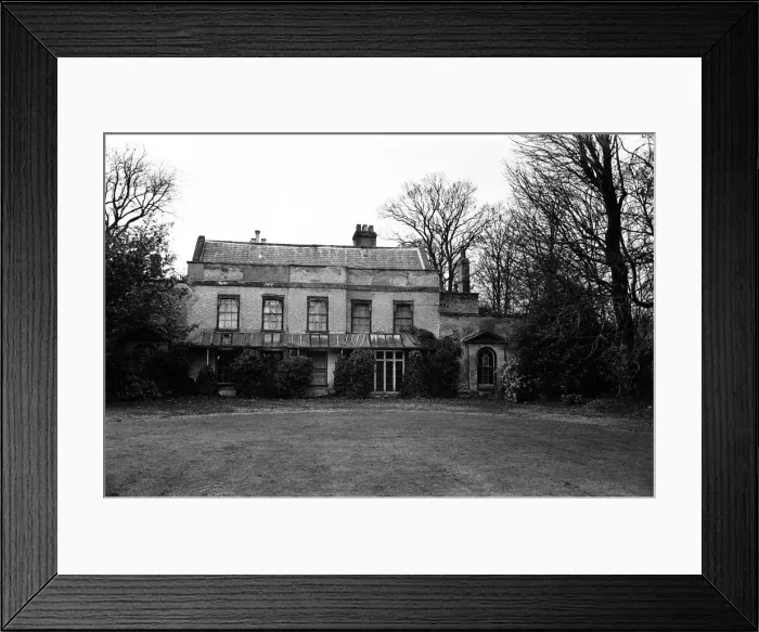 Framed Print : Old Palace House, Cheshunt, Hertfordshire. 1st February 1968 Framed Print : Old Palace House, Cheshunt, Hertfordshire. 1st February 1968