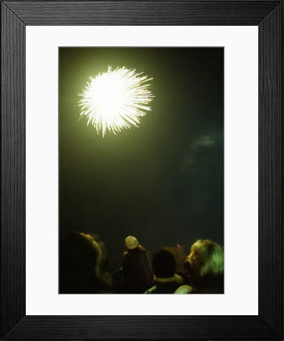 Framed Print : Round Table Fireworks, Kings Meadow park, Reading, Berkshire, 3rd November 1990 Framed Print : Round Table Fireworks, Kings Meadow park, Reading, Berkshire, 3rd November 1990