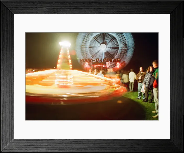 Framed Print : Fireworks, Kings Meadow park, Reading, Berkshire, 4th November 1995 Framed Print : Fireworks, Kings Meadow park, Reading, Berkshire, 4th November 1995