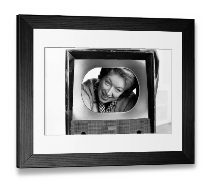 Framed Print : June Whitfield - television actress in 1967 Picture taken 15th March 1967