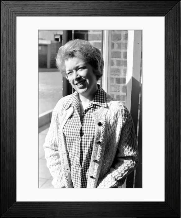 Framed Print : June Whitfield - television actress in 1967 Picture taken 15th March 1967 Framed Print : June Whitfield - television actress in 1967 Picture taken 15th March 1967