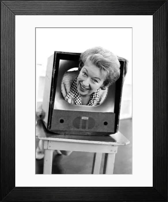 Framed Print : June Whitfield - television actress in 1967 Picture taken 15th March 1967