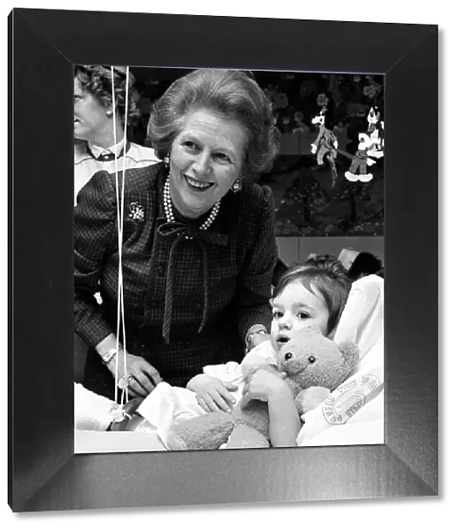 Prime Minister Magaret Thatcher opens Yspyty Gwynedd 13 March 1987