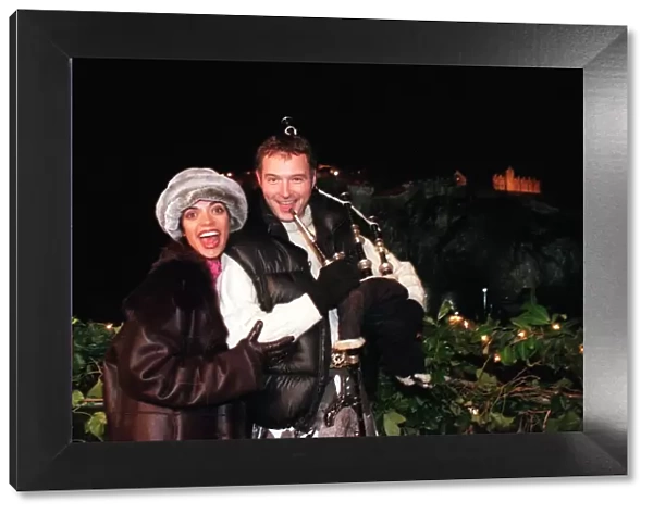John Leslie and Jenny Powell December 1998 Edinburgh