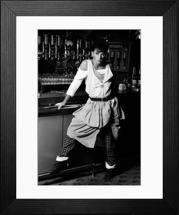 Framed Print : Steve Strange at Camden Palace club, London. 23rd June 1982