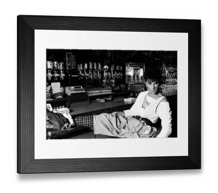 Framed Print : Steve Strange at Camden Palace club, London. 23rd June 1982