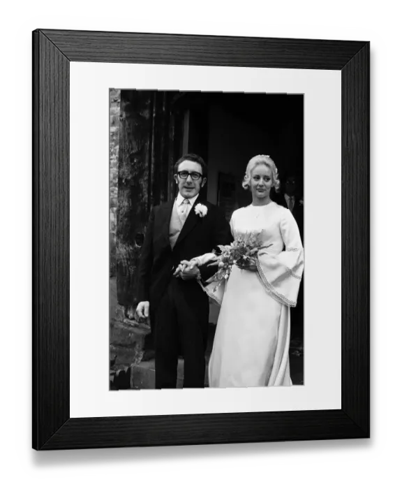 Framed Print : The wedding of Roselyn and Edward Thomas Commander. 4th December 1971 Framed Print : The wedding of Roselyn and Edward Thomas Commander. 4th December 1971