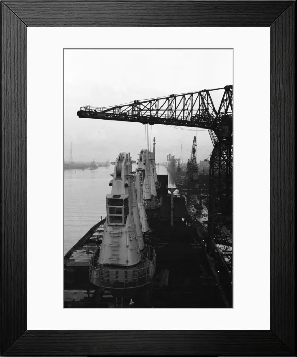 Framed Print : Shipbuilding at Smiths Dock. Middlesbrough, North Yorkshire. 1972 Framed Print : Shipbuilding at Smiths Dock. Middlesbrough, North Yorkshire. 1972