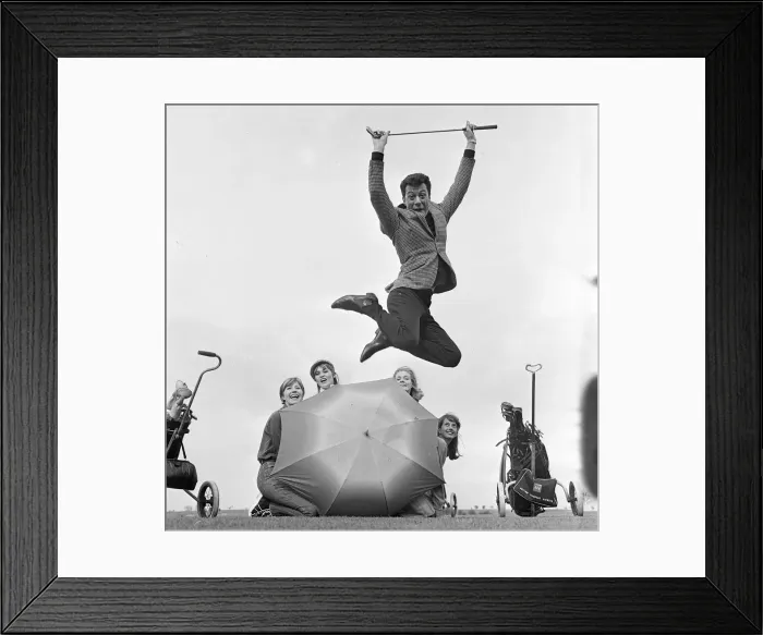 Framed Print : Lionel Blair and girl dancers Picture taken 9th May 1964 Framed Print : Lionel Blair and girl dancers Picture taken 9th May 1964