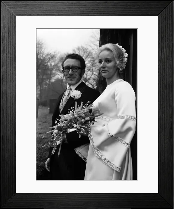 Framed Print : The wedding of Roselyn and Edward Thomas Commander. 4th December 1971 Framed Print : The wedding of Roselyn and Edward Thomas Commander. 4th December 1971