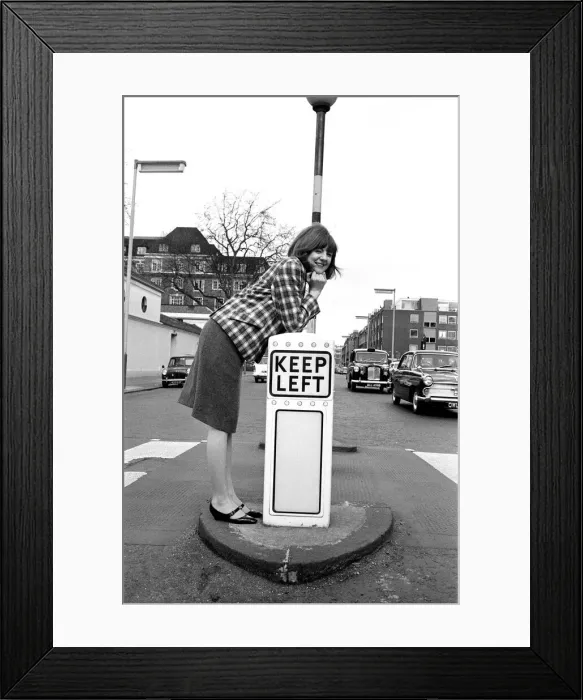 Framed Print : Cilla Black. Cilla Black has just recorded a new number You