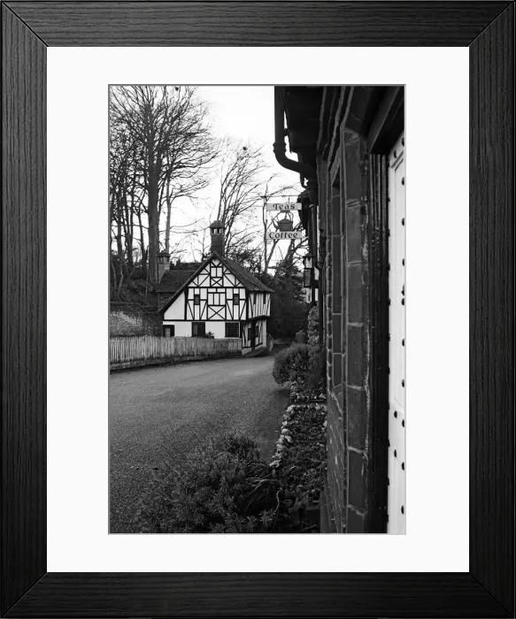 Framed Print : Village scenes in Chilham, Kent. 12th December 1961 Framed Print : Village scenes in Chilham, Kent. 12th December 1961