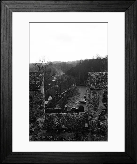 Framed Print : Village scenes in Chilham, Kent. 12th December 1961 Framed Print : Village scenes in Chilham, Kent. 12th December 1961