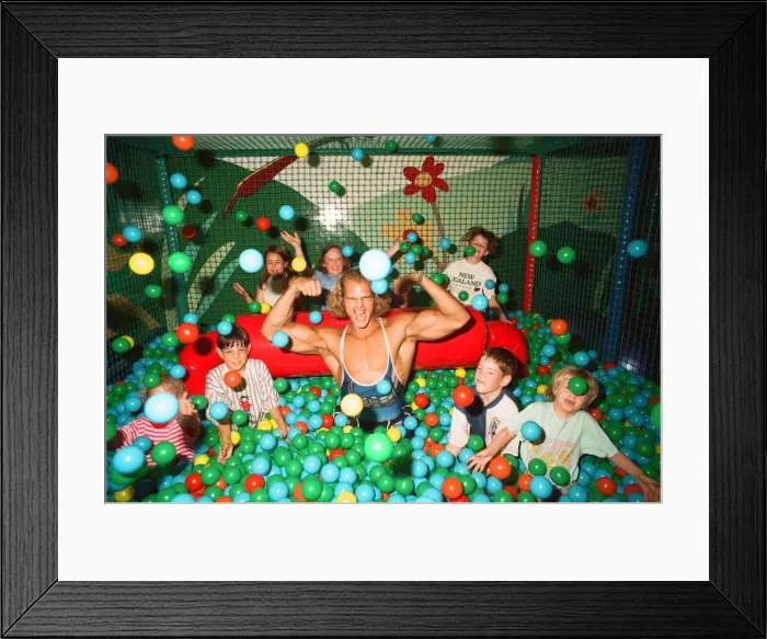 Framed Print : Hunter from Gladiators at the Meadway Sports Centre. 27th July 1995 Framed Print : Hunter from Gladiators at the Meadway Sports Centre. 27th July 1995