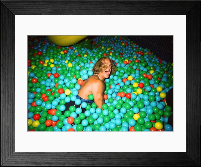 Framed Print : Hunter from Gladiators at the Meadway Sports Centre. 27th July 1995
