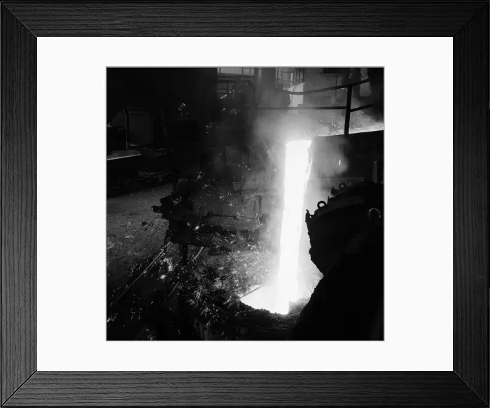 Framed Print : Skinningrove blast furnace plant, which is to close. 1971 Framed Print : Skinningrove blast furnace plant, which is to close. 1971