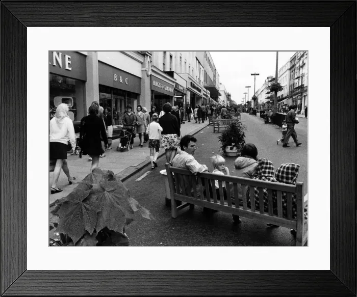 Framed Print : Burgis & Colbourne Department Store, The Parade, Leamington Spa. 7th August 1971 Framed Print : Burgis & Colbourne Department Store, The Parade, Leamington Spa. 7th August 1971