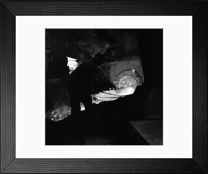 Framed Print : Skinningrove blast furnace plant, which is to close. 1971 Framed Print : Skinningrove blast furnace plant, which is to close. 1971
